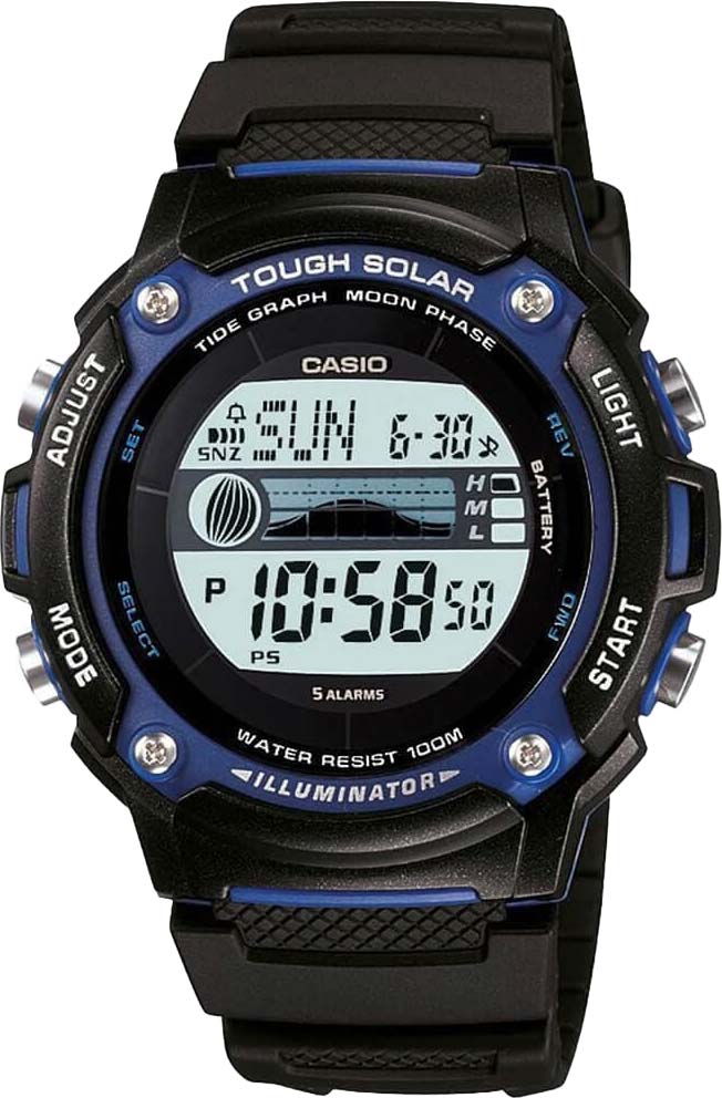 Японские наручные часы Casio Collection W-S210H-1AVEG с хронографом
