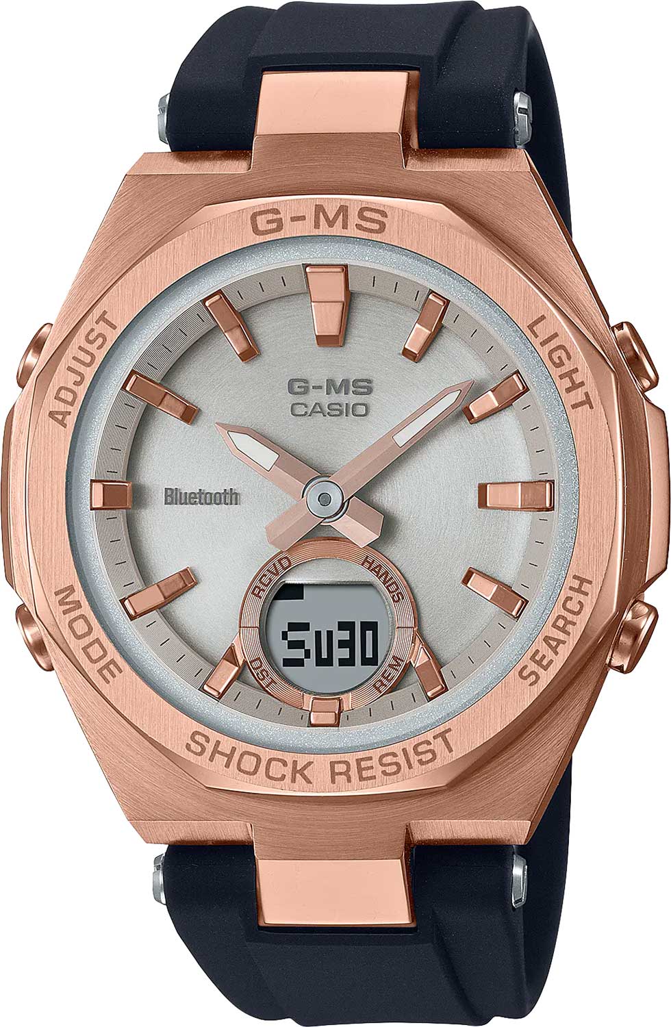 Японские наручные часы Casio Baby-G MSG-B100G-1AER с хронографом