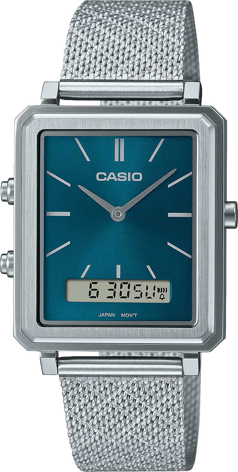 Японские наручные часы Casio Collection MTP-B205M-3E с хронографом