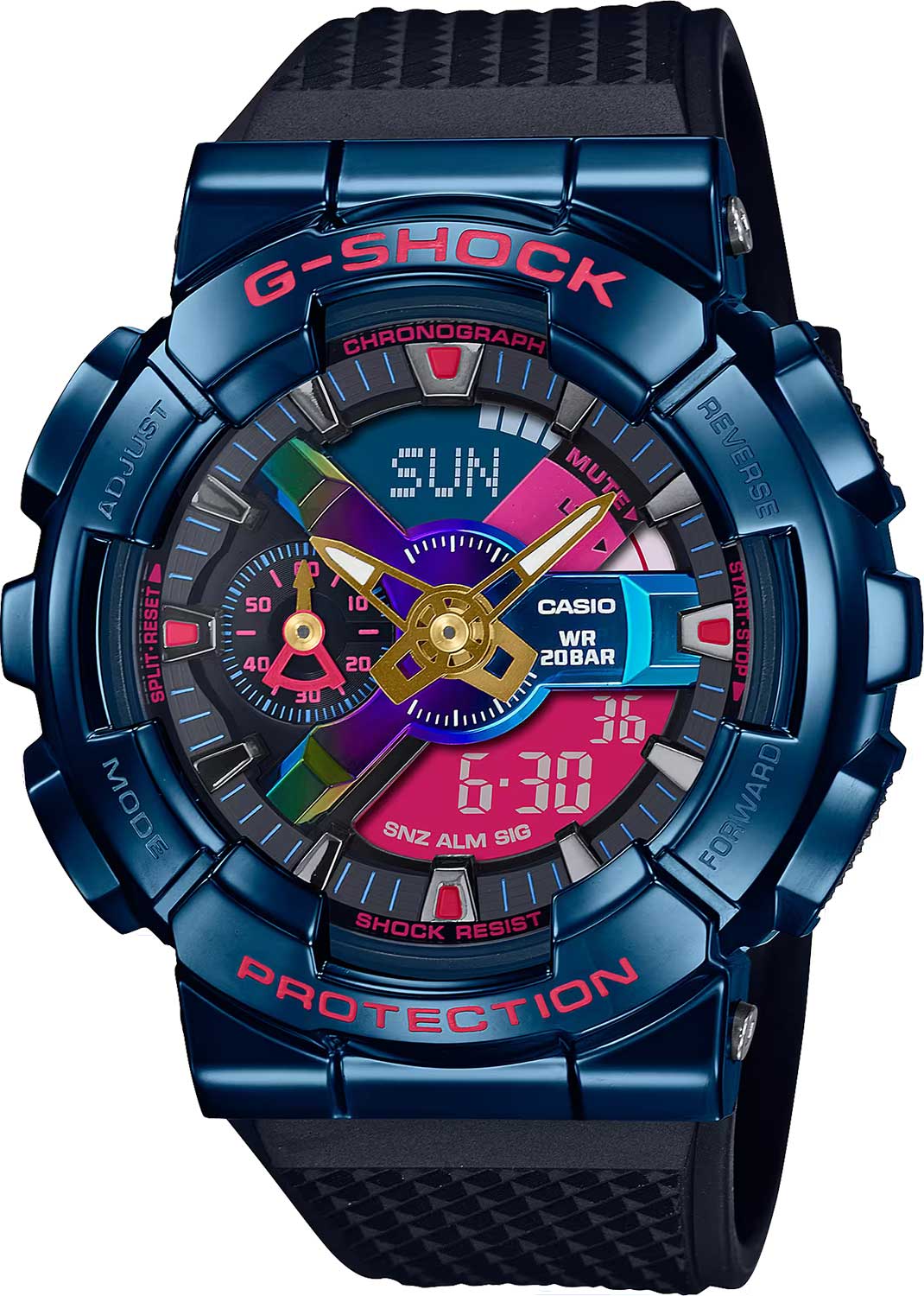 Японские наручные часы Casio G-SHOCK GM-110SN-2A с хронографом