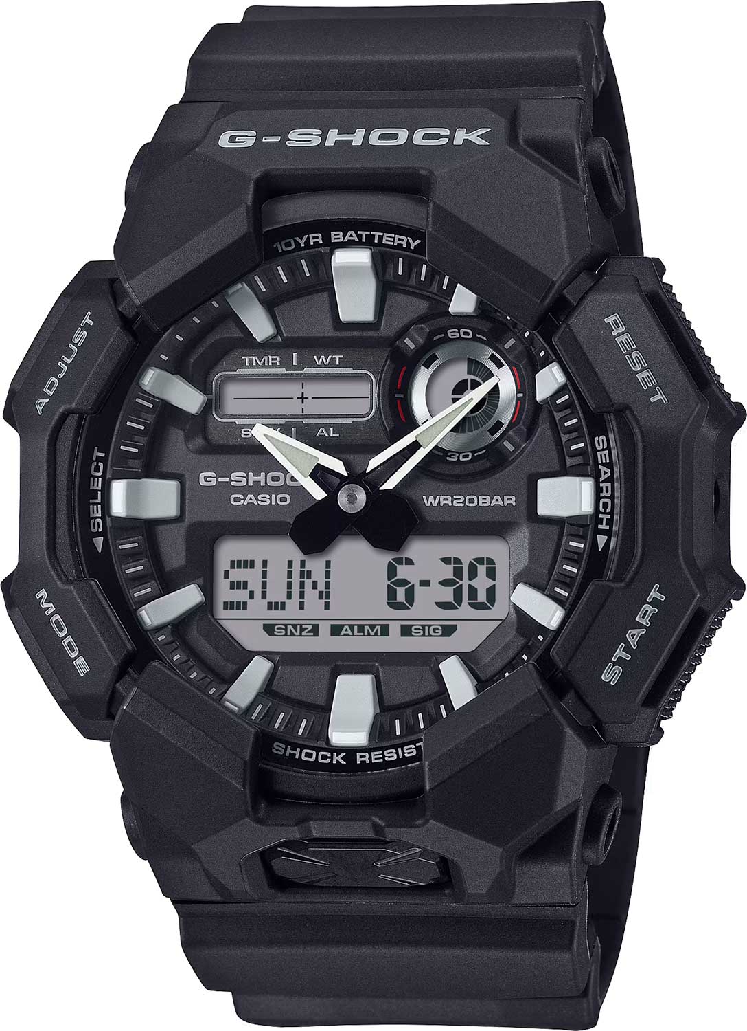 Японские наручные часы Casio G-SHOCK GA-010-1A с хронографом