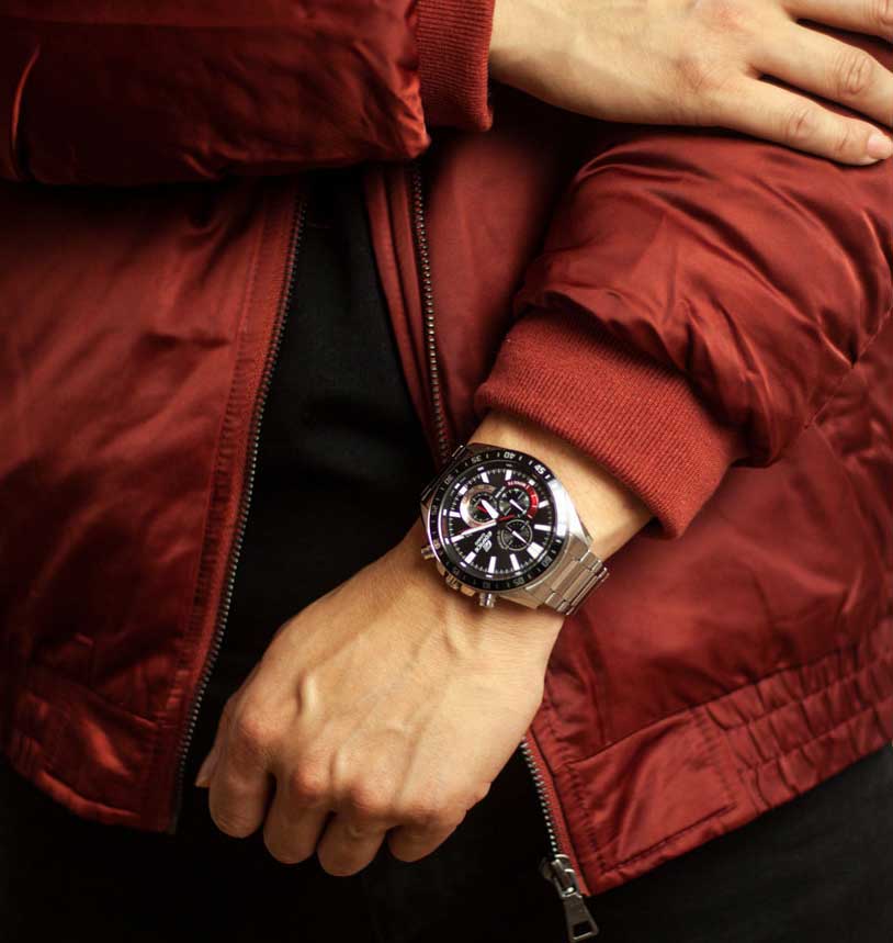 Японские наручные часы Casio Edifice EFV-620D-1A4VUEF с хронографом