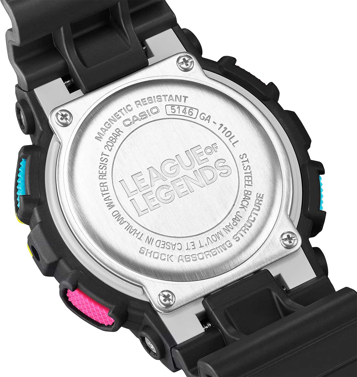 Японские наручные часы Casio G-SHOCK GA-110LL-1A с хронографом