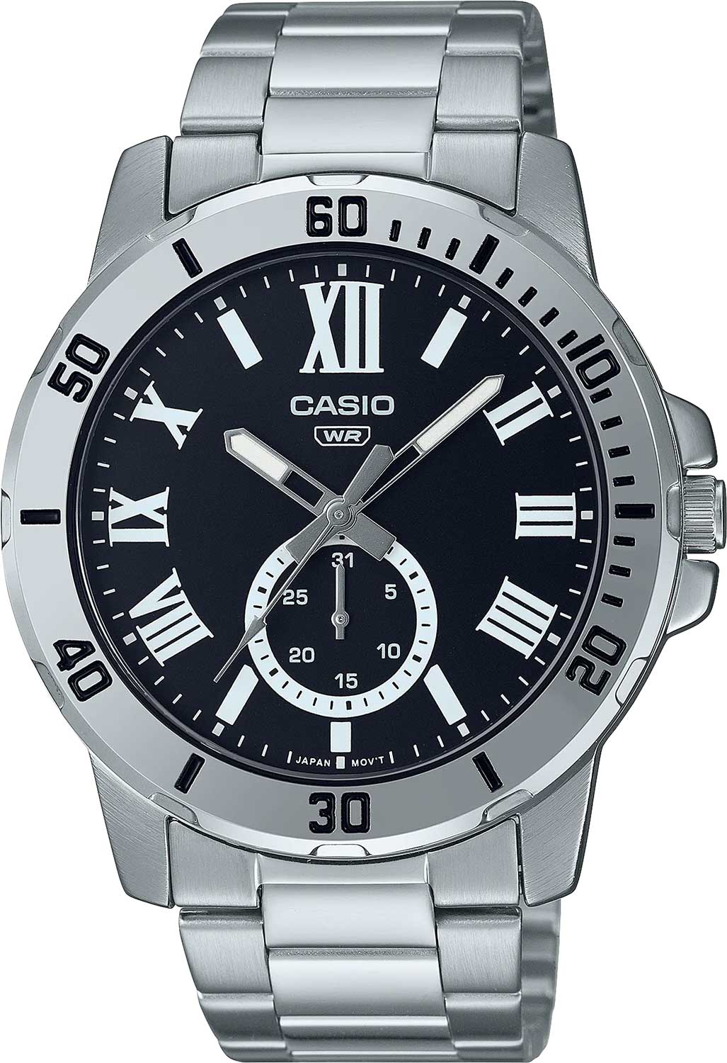 Японские наручные часы Casio Collection MTP-VD200D-1B