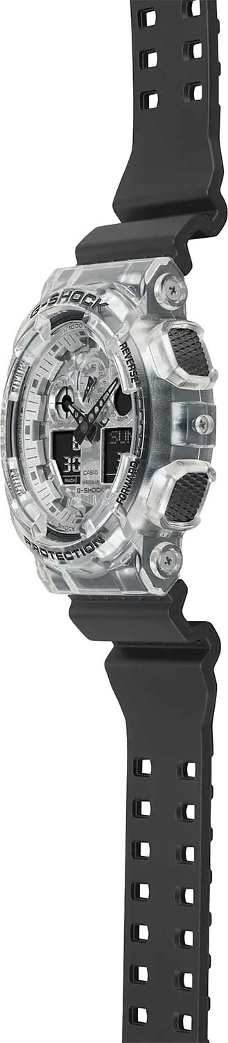 Японские наручные часы Casio G-SHOCK GA-100SKC-1A с хронографом