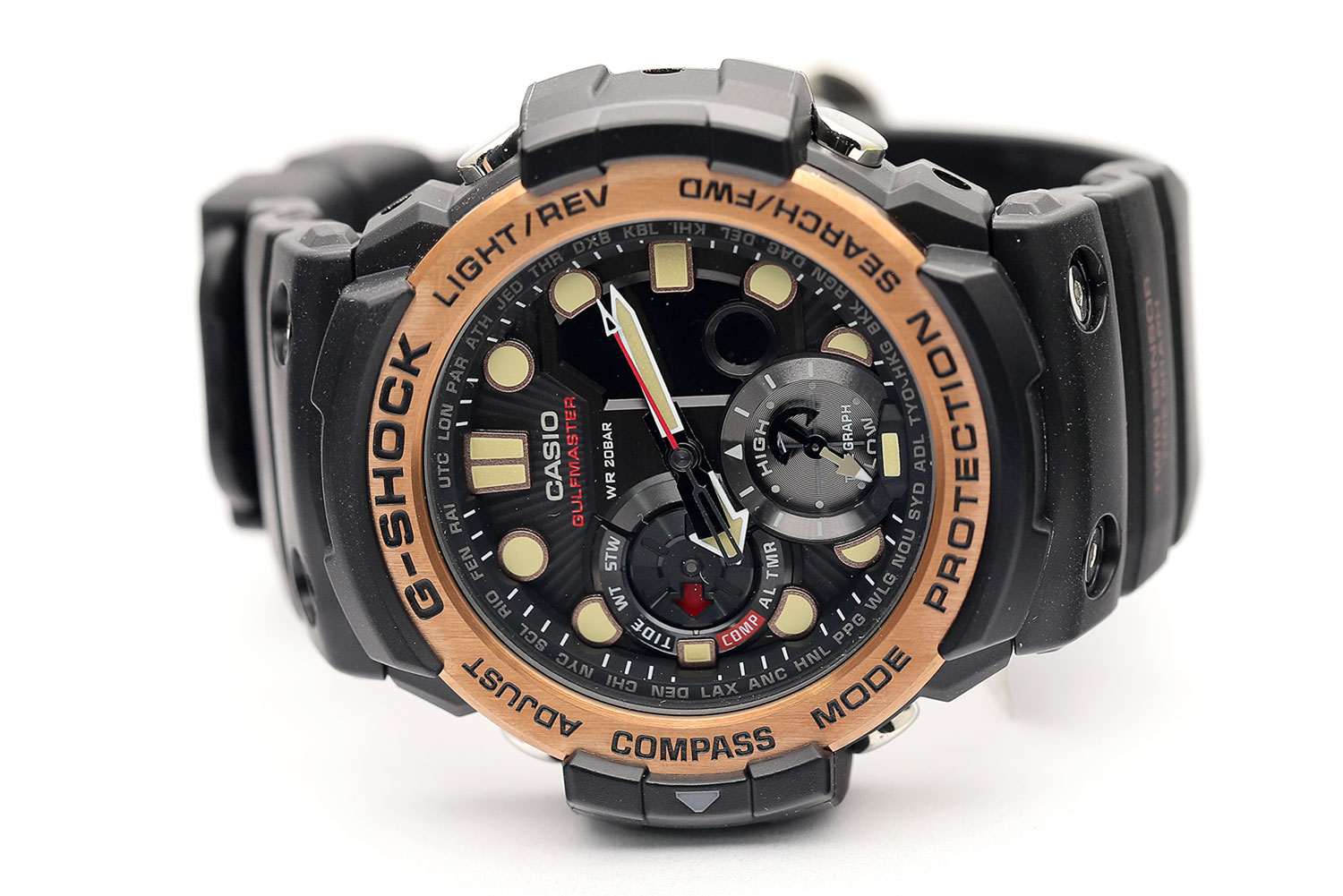 Японские наручные часы Casio G-SHOCK GN-1000RG-1A с хронографом