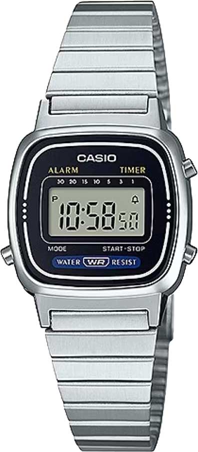 Японские наручные часы Casio Vintage LA670WD-1 с хронографом