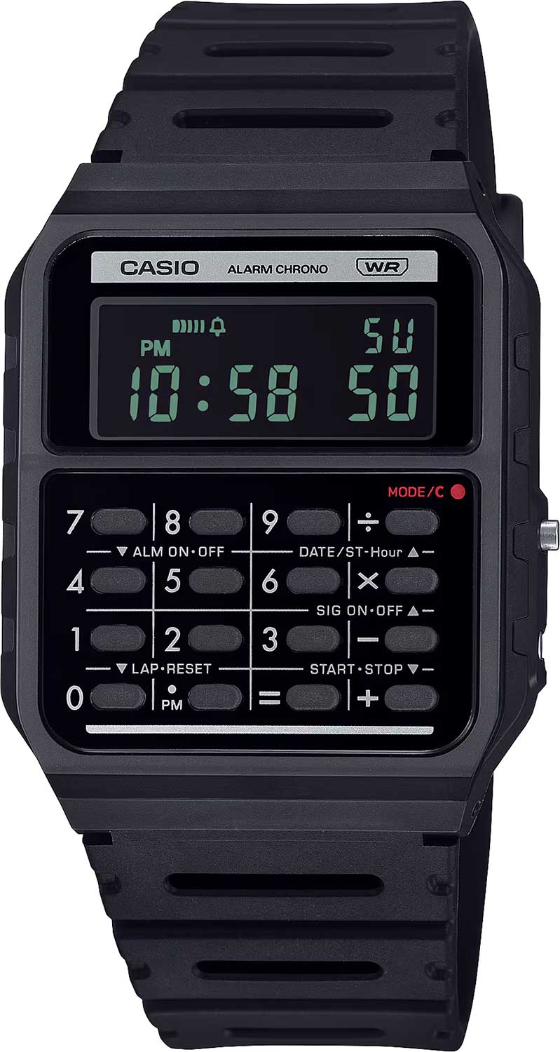 Японские наручные часы Casio Vintage CA-53WB-1B с хронографом