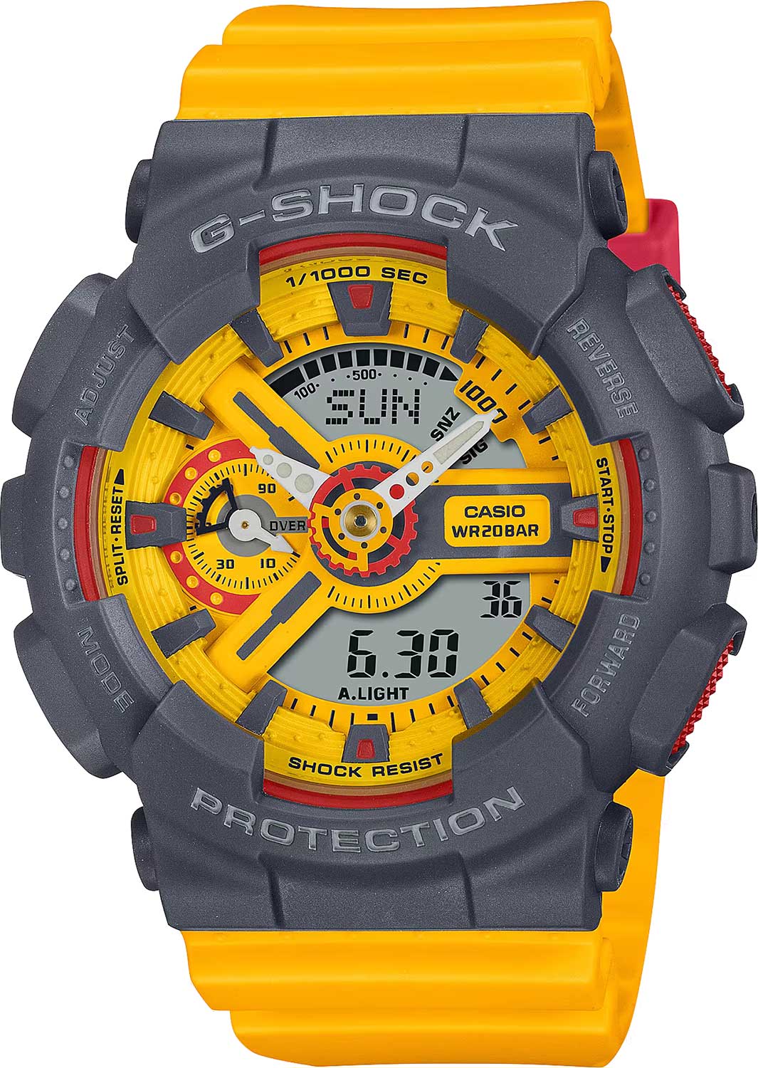 Японские наручные часы Casio G-SHOCK GMA-S110Y-9A с хронографом