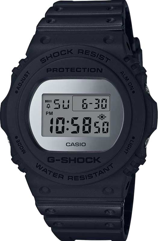 Японские наручные часы Casio G-SHOCK DW-5700BBMA-1 с хронографом