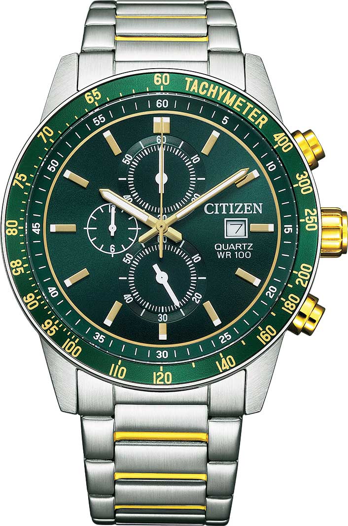 Японские наручные часы Citizen AN3689-55X с хронографом