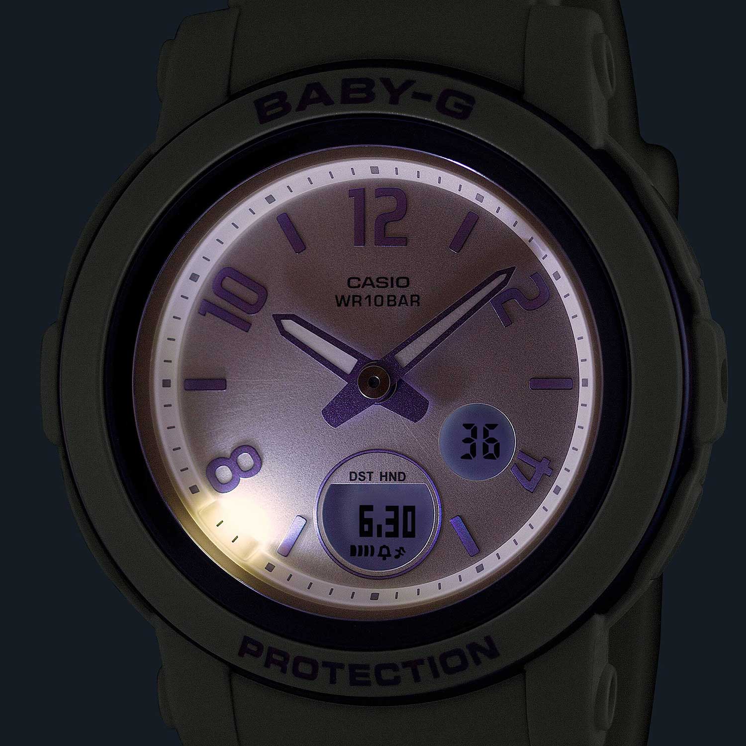 Японские наручные часы Casio Baby-G BGA-290DR-7A с хронографом