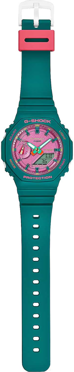 Японские наручные часы Casio G-SHOCK GMA-S2100BS-3A с хронографом