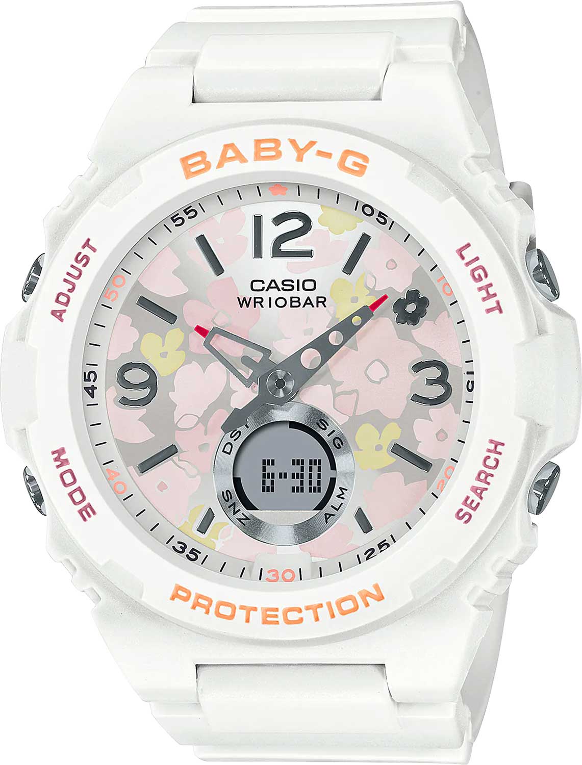 Японские наручные часы Casio Baby-G BGA-260FL-7A с хронографом