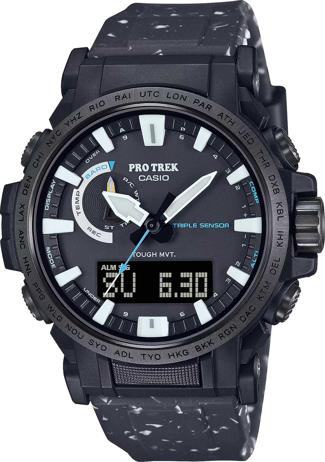 Японские наручные часы Casio Pro Trek PRW-61NJ-1 с хронографом