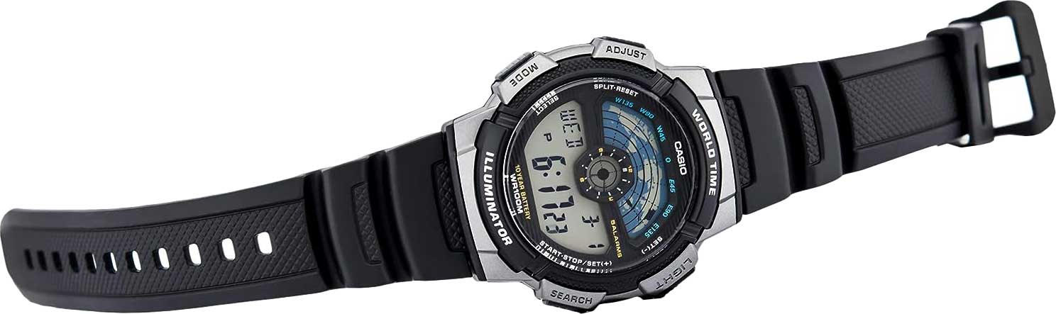 Японские наручные часы Casio Illuminator AE-1100W-1B