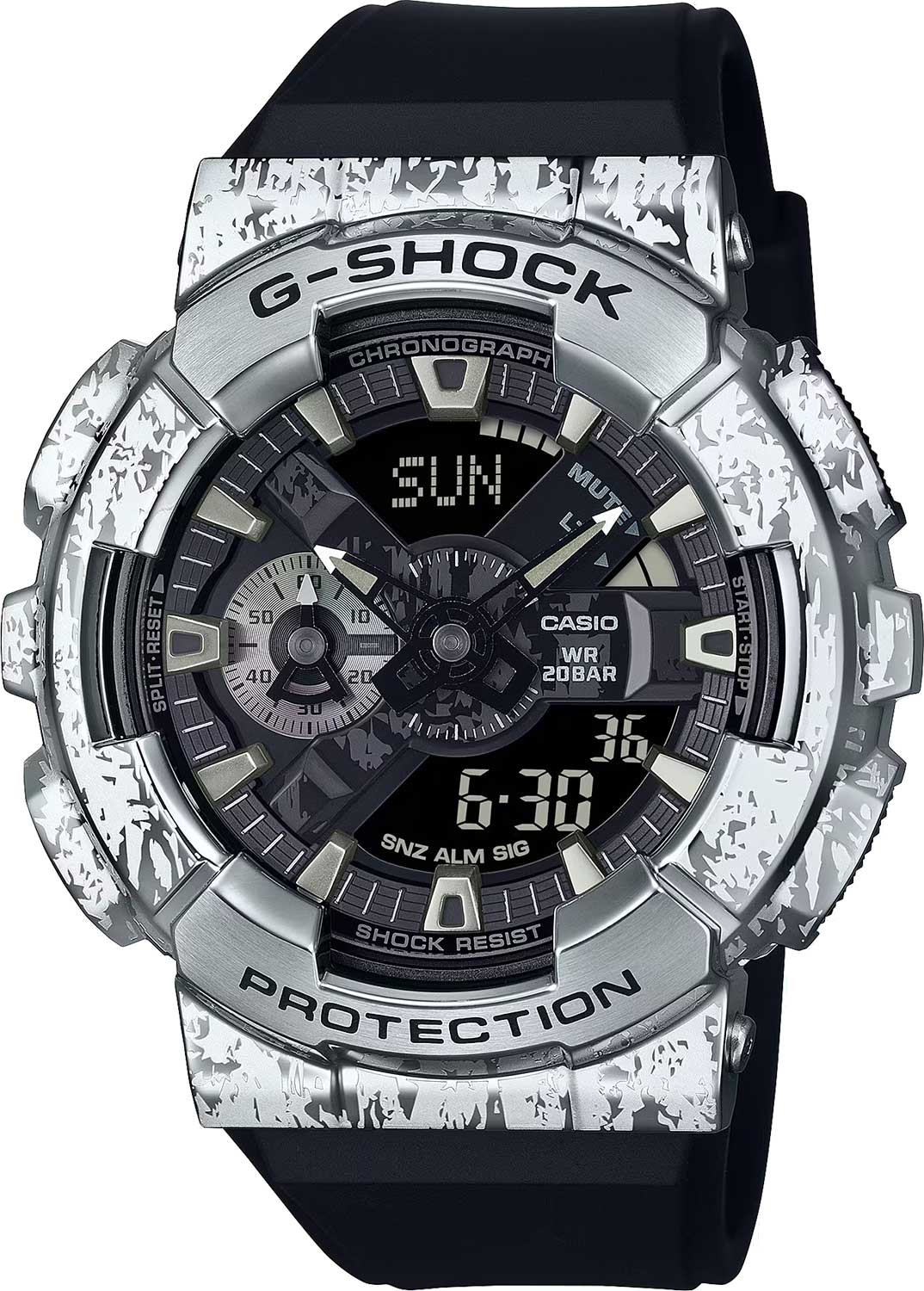 Японские наручные часы Casio G-SHOCK GM-110GC-1A с хронографом