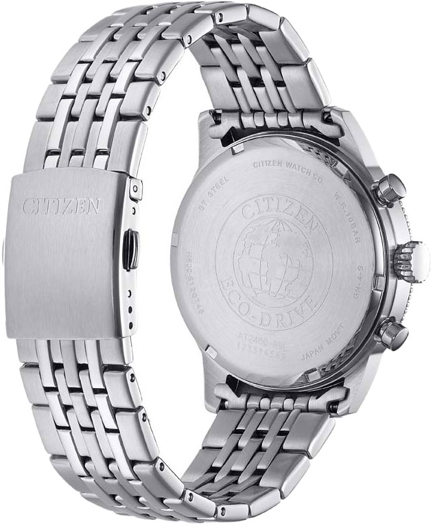 Японские наручные часы Citizen AT2460-89L с хронографом