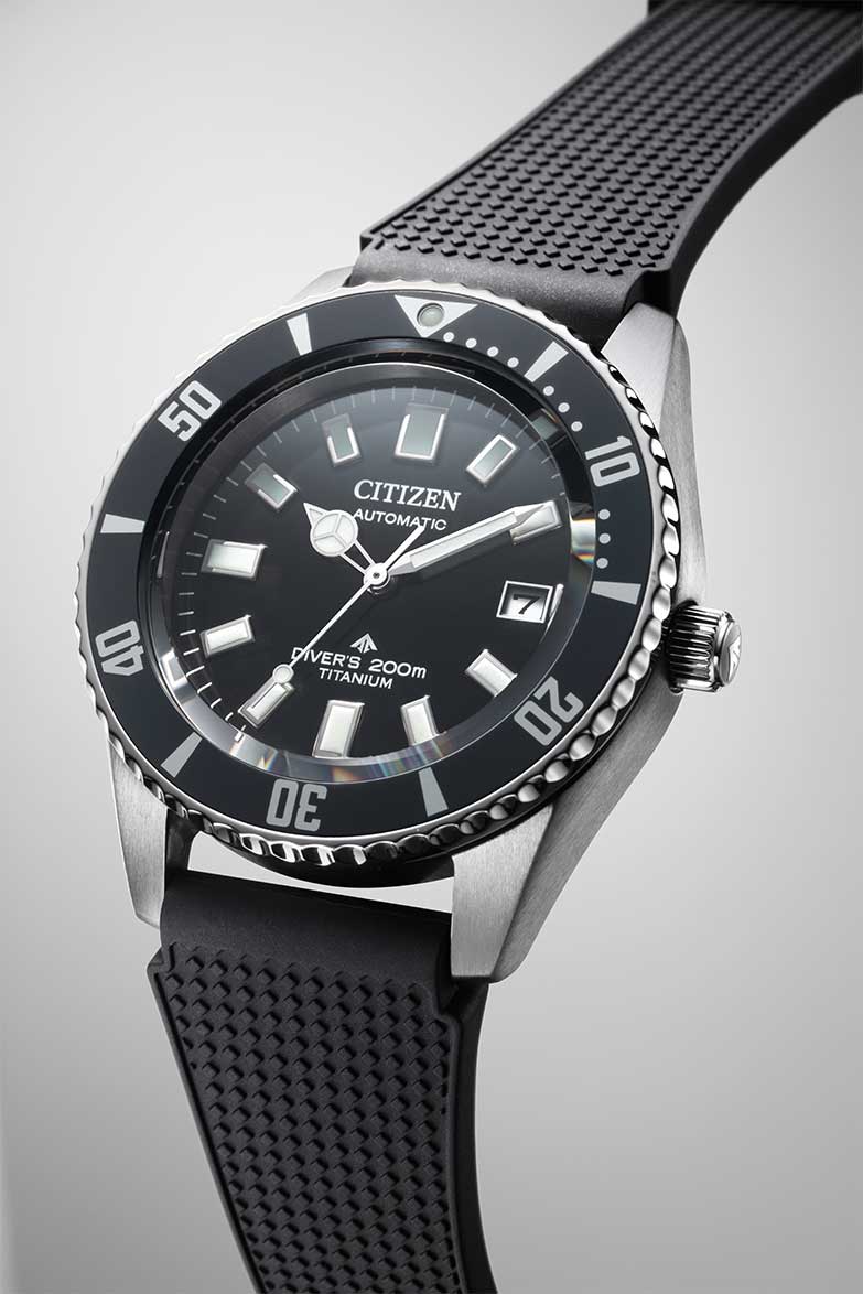 Японские механические титановые наручные часы Citizen NB6021-17E