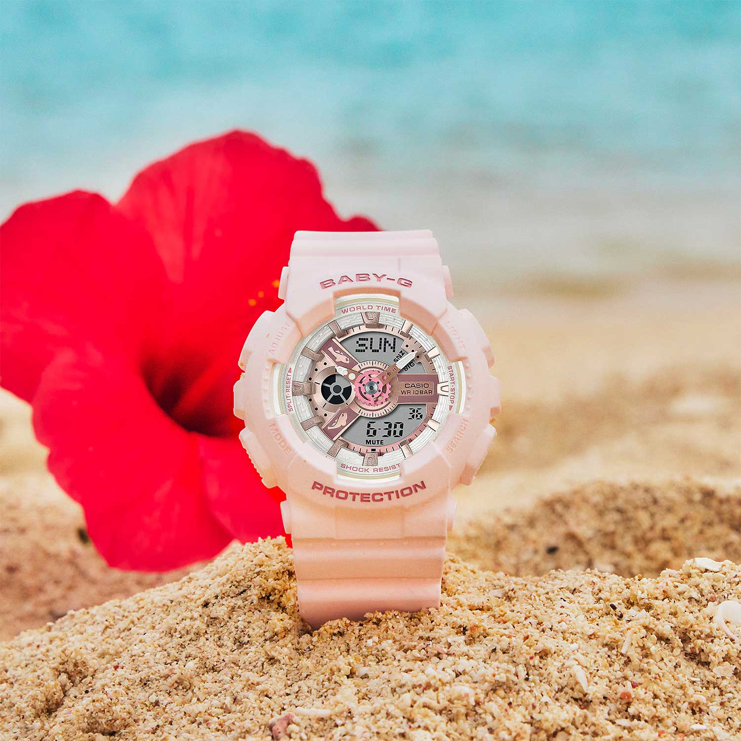 Японские наручные часы CASIO BABY-G BA-110AQ-4A