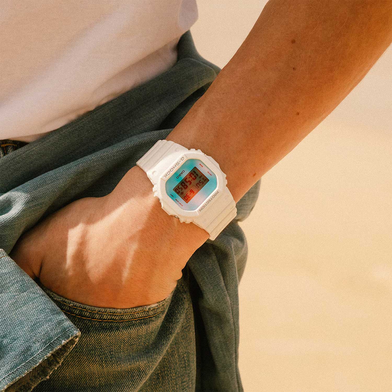 Японские наручные часы CASIO G-SHOCK DW-5600TL-7