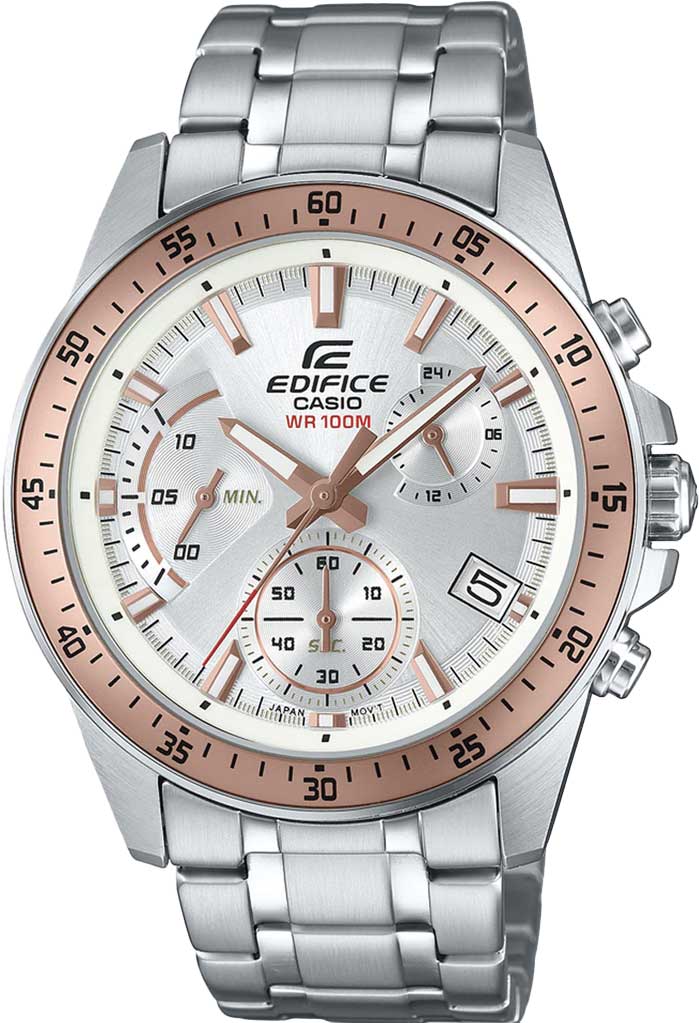 Японские наручные часы Casio Edifice EFV-540D-7B с хронографом