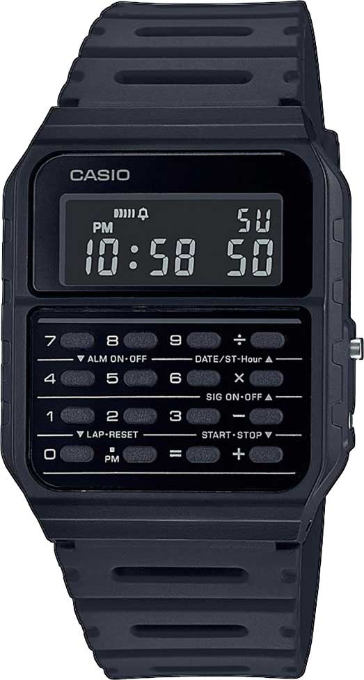Японские наручные часы Casio Vintage CA-53WF-1BEF с хронографом
