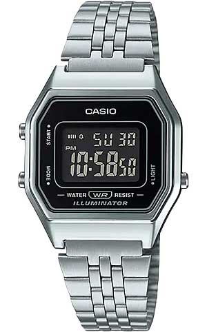 Японские наручные часы Casio Vintage LA680WA-1B с хронографом