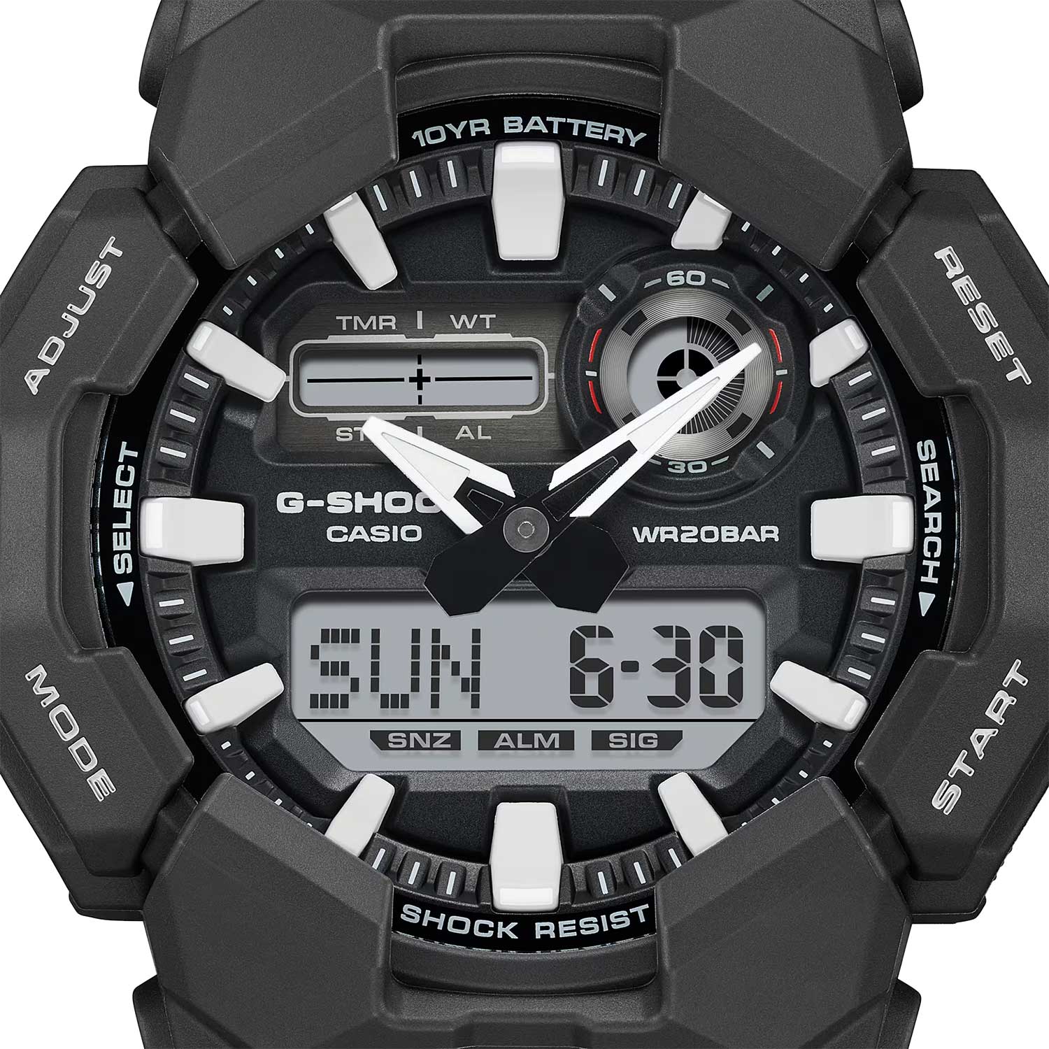 Японские наручные часы Casio G-SHOCK GA-010-1A с хронографом