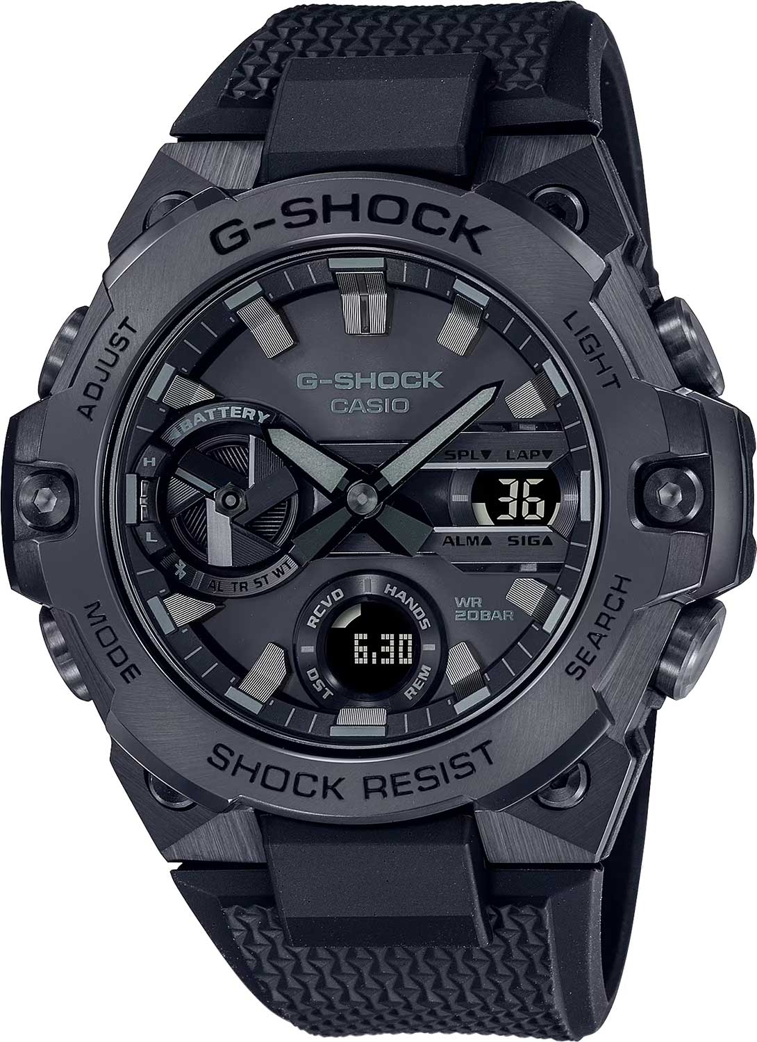 Японские наручные часы Casio G-SHOCK GST-B400BB-1A с хронографом