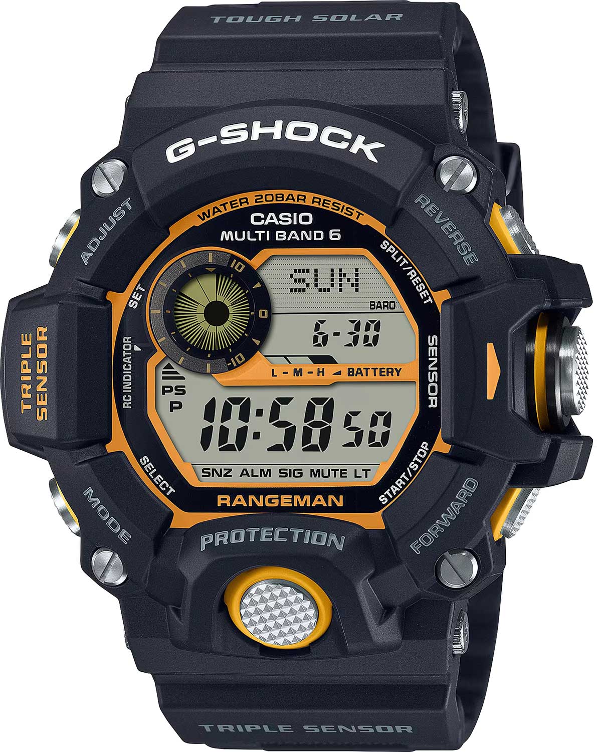 Японские наручные часы Casio G-SHOCK GW-9400Y-1E с хронографом
