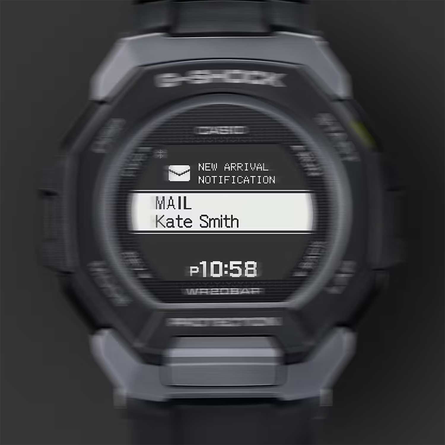 Японские спортивные наручные часы Casio G-SHOCK GBD-300-1 с хронографом