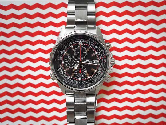 Японские наручные часы Casio Edifice EF-527D-1A с хронографом