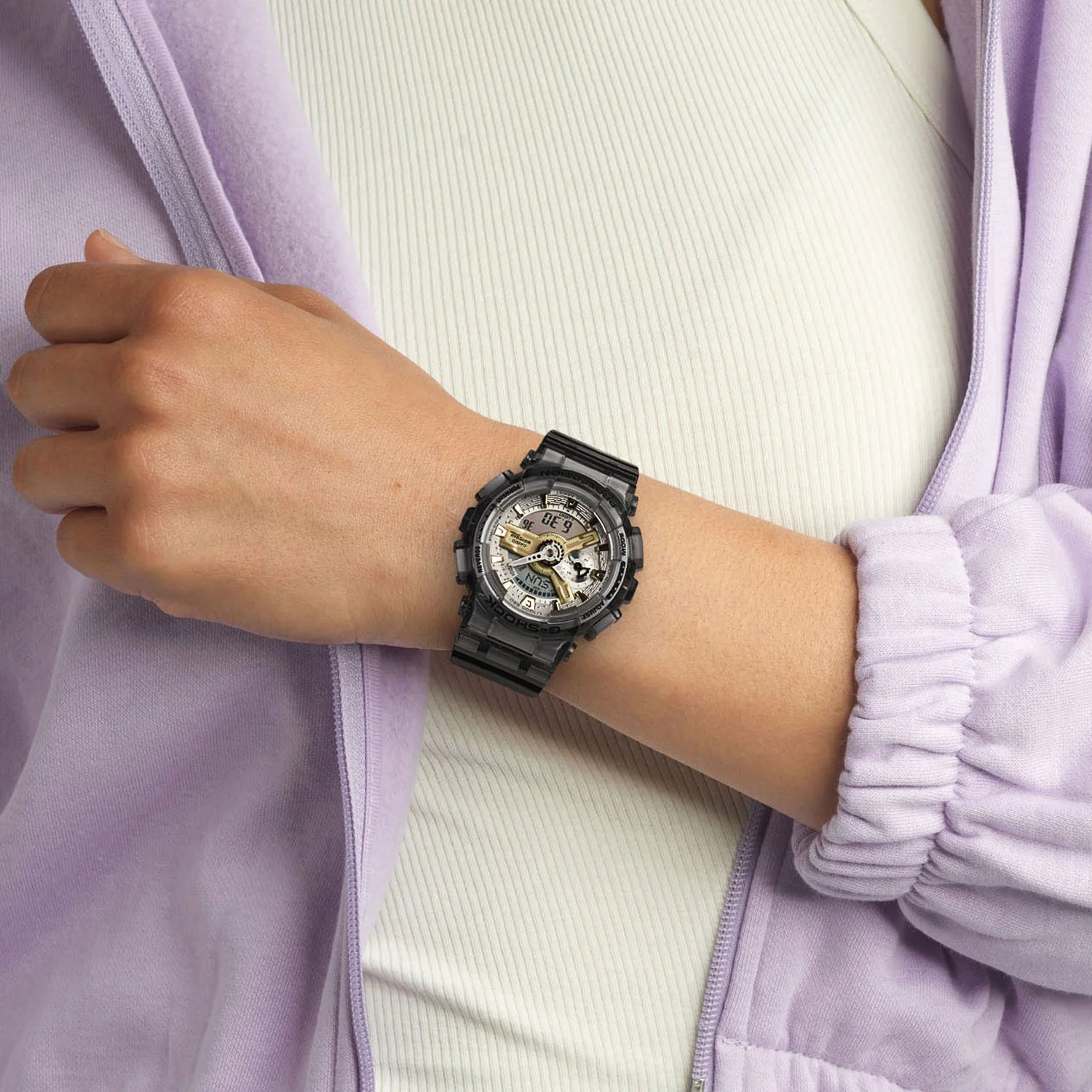 Японские наручные часы Casio G-SHOCK GMA-S110GS-8AER с хронографом