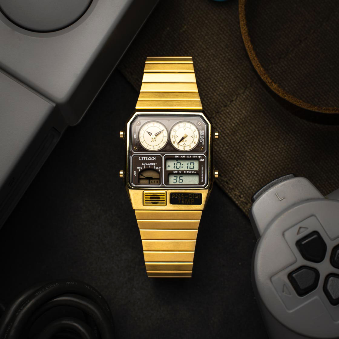 Японские наручные часы Citizen JG2103-72X с хронографом