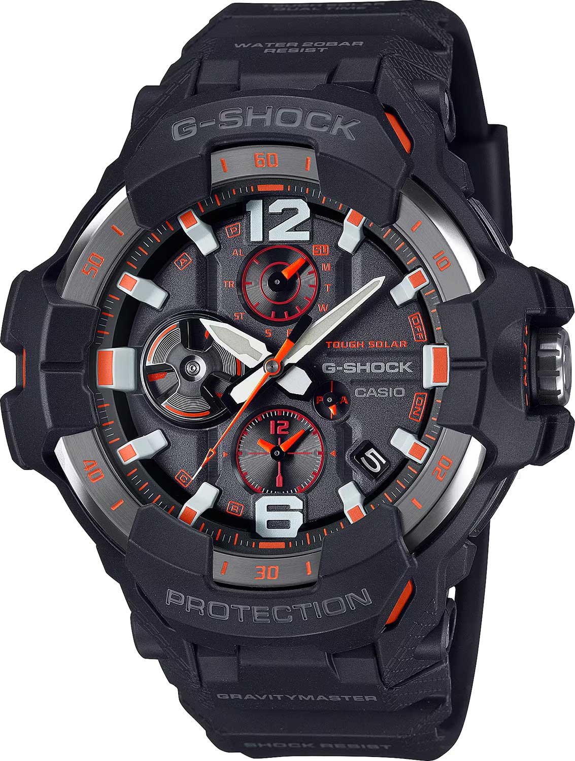 Японские наручные часы Casio G-SHOCK GR-B300-1A4 с хронографом