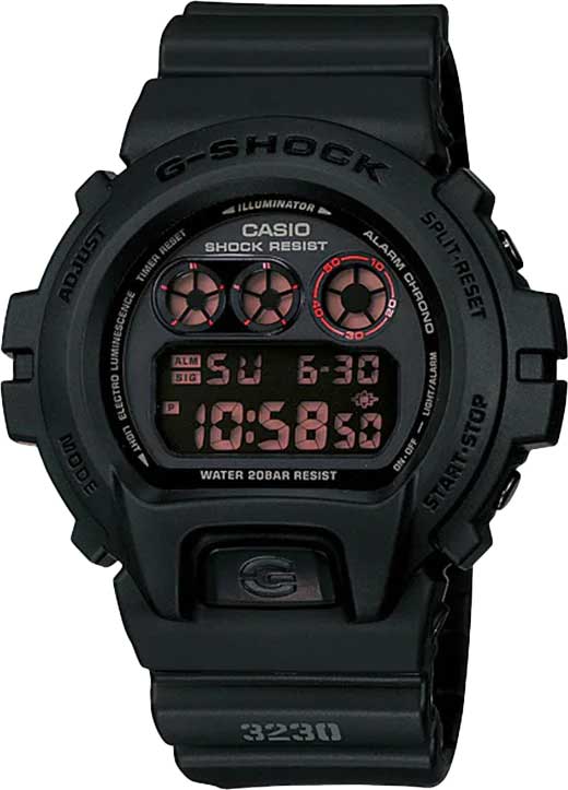 Японские наручные часы Casio G-SHOCK DW-6900MS-1D с хронографом