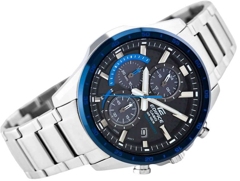 Японские наручные часы Casio Edifice EQS-900DB-2AVUDF с хронографом