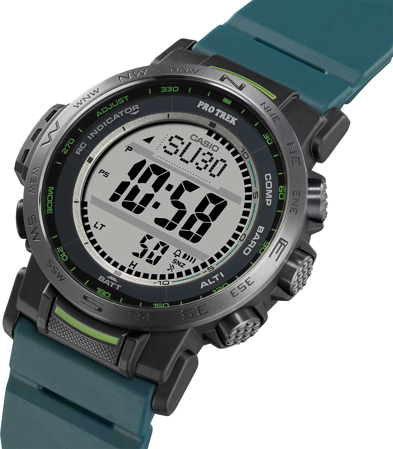 Японские наручные часы Casio Pro Trek PRW-35Y-3 с хронографом