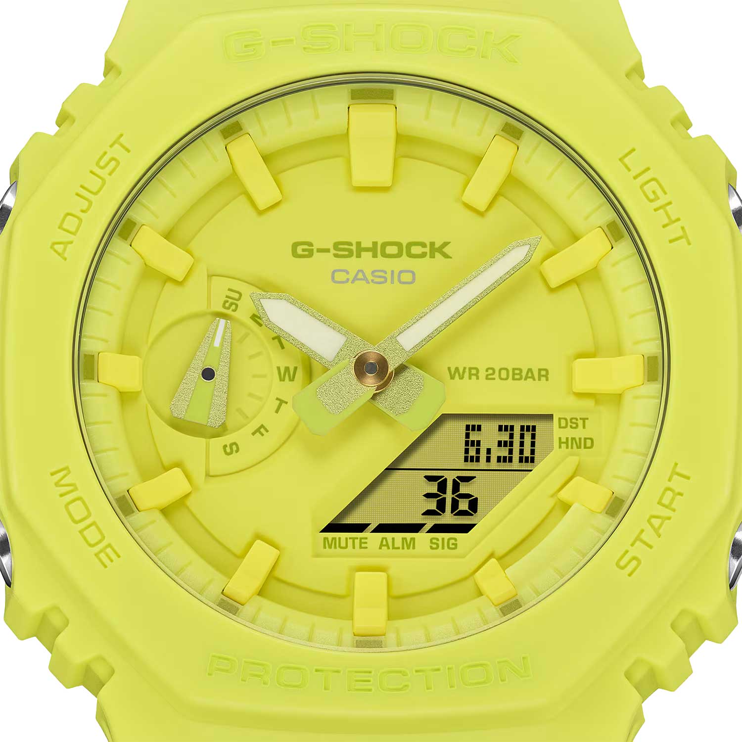 Японские наручные часы Casio G-SHOCK GA-2100-9A9 с хронографом