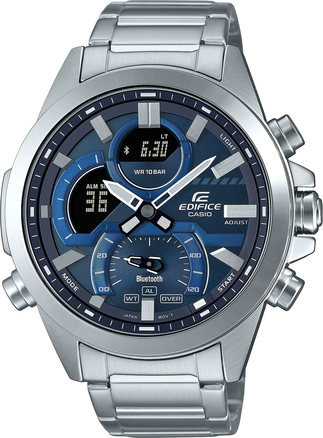 Японские наручные часы Casio Edifice ECB-30D-2AEF с хронографом