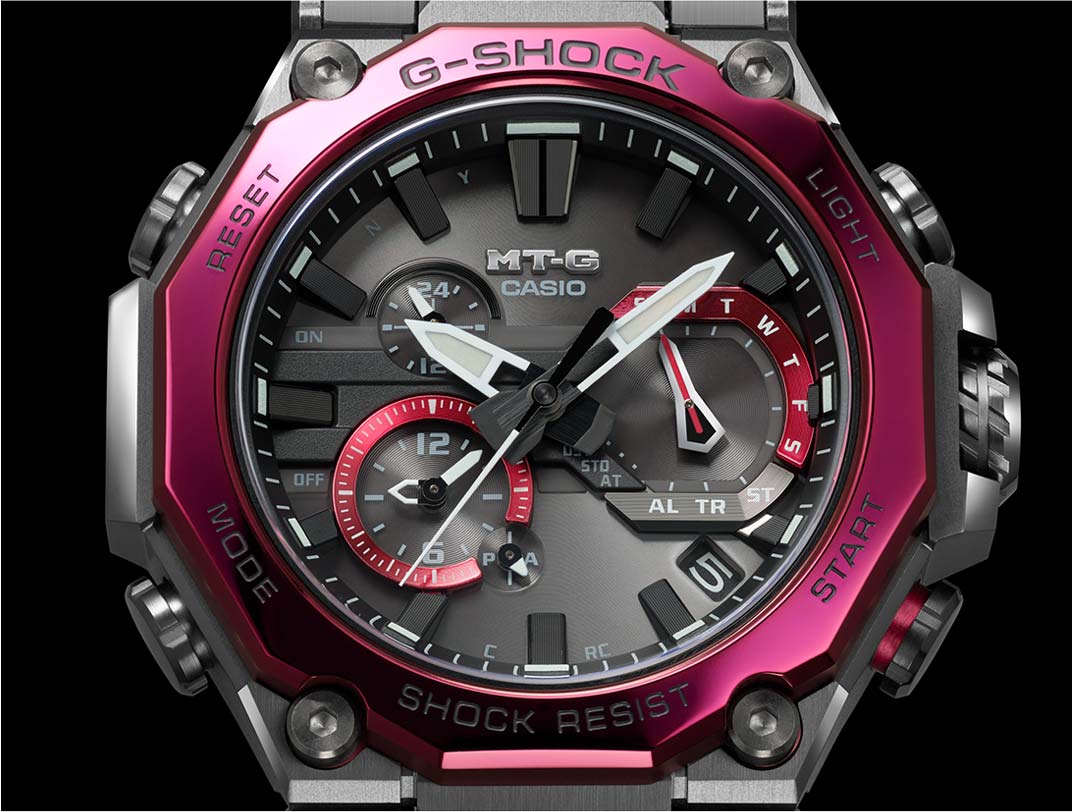 Японские наручные часы Casio G-SHOCK MTG-B2000BD-1A4ER с хронографом