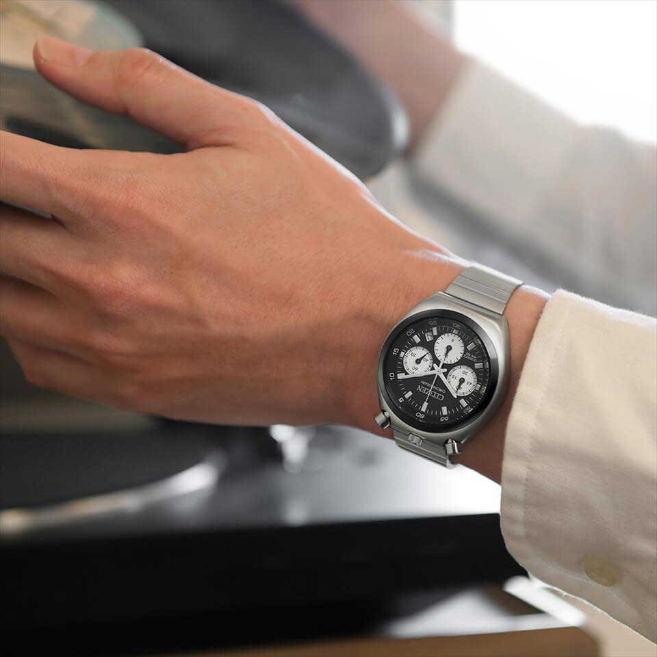 Японские наручные часы Citizen AN3660-81E с хронографом