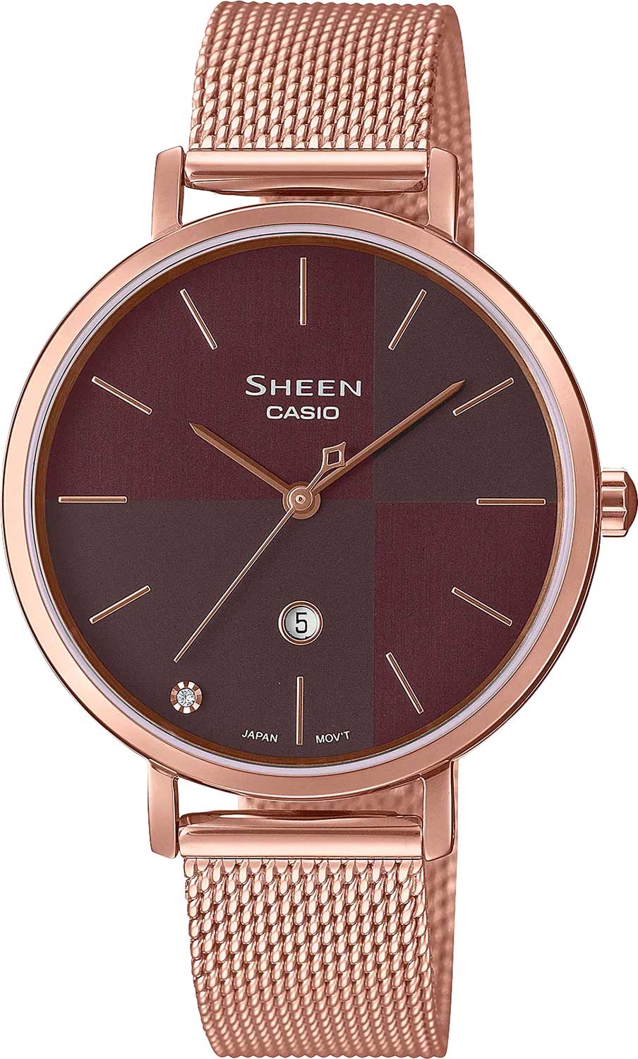 Японские наручные часы Casio Sheen SHE-4547PGM-5A