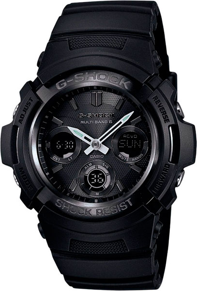 Японские наручные часы Casio G-SHOCK AWG-M100B-1A с хронографом