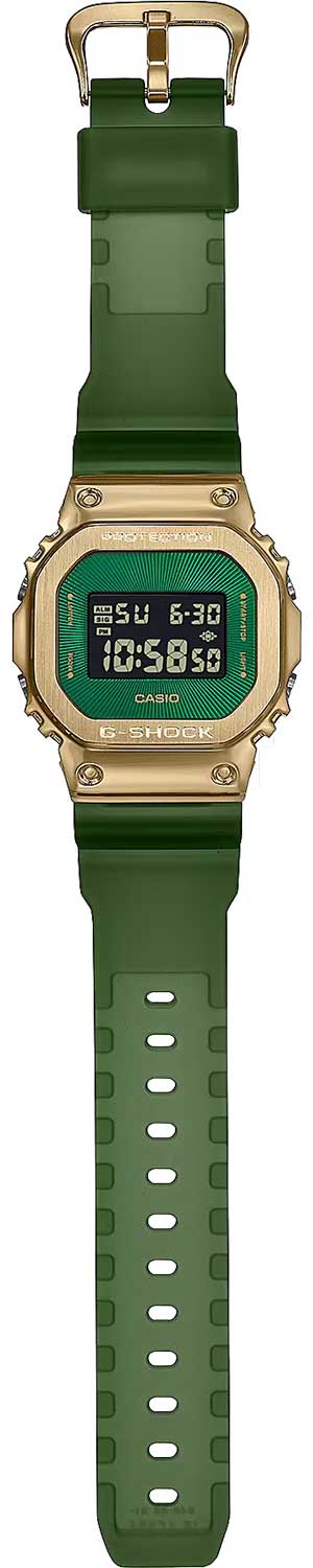 Японские наручные часы Casio G-SHOCK GM-5600CL-3E с хронографом