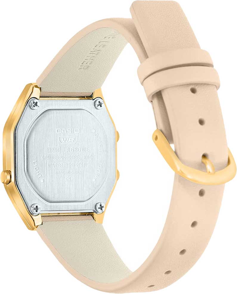 Японские наручные часы Casio Vintage LA680WEGL-4 с хронографом