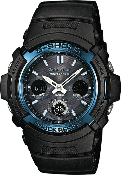 Японские наручные часы Casio G-SHOCK AWG-M100A-1A с хронографом