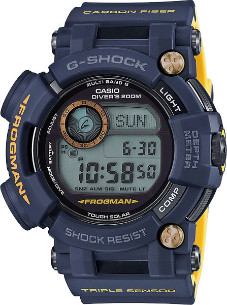 Японские наручные часы Casio G-SHOCK GWF-D1000NV-2E с хронографом