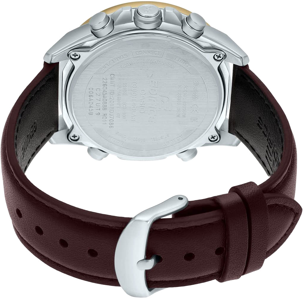 Японские наручные часы Casio Edifice ECB-900GL-1ADR с хронографом